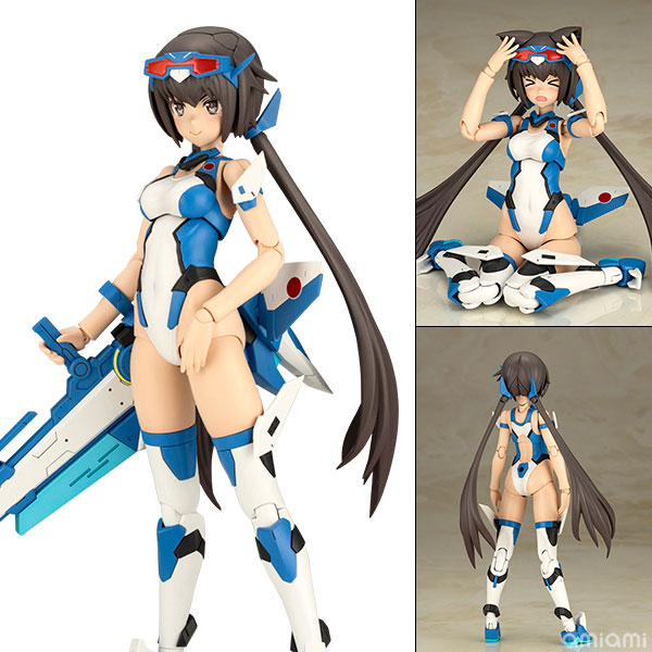【フレームアームズ・ガール】スティレット Swimsuit ブルーインパルスカラー Ver. プラモデルが可愛すぎる！