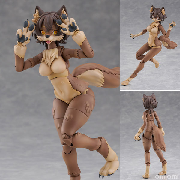 【けもプラ】ケモナー歓喜！No.KP-02R ニホンオオカミ プラモデル登場！